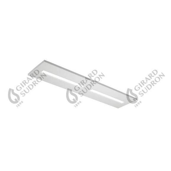 Girard sudron new - cadre nu pour dalle modulux led 1200 x 300 blanc