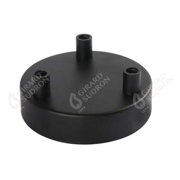Girard sudron plafonnier acier noir trois sorties 