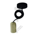 Girard sudron suspension béton gris + 2m câble noir