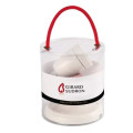 Girard sudron suspension céramique blanche +  2m câble tressé blanc/rouge