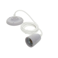 Girard sudron suspension céramique  grise + 2m câble blanc