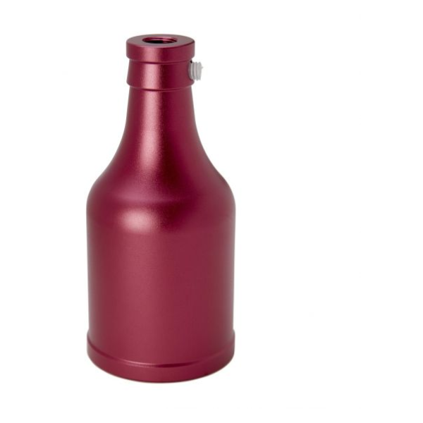 Girard sudron douille bouteille e27 acier fuchsia métallisé