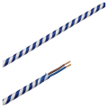 Girard sudron cable rond spirale bleu blanc