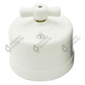 Retrocharm switch porcelain surface mounted white
