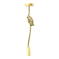 Suspension hemp rope + wood  e27