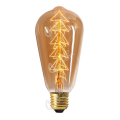 Girard sudron edison filament métallique "sapin" 24w e27 2000k ambre