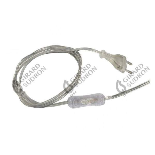 Girard sudron cordon 2x0.75 l.2.00m transp.av.inter