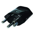 Fiche Plate Noire Bipolaire avec Terre Standard Suisse Girard Sudron