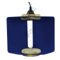 Girard sudron suspension e27 abat-jour métal pliable av. fiche et inter. l.4m bleu
