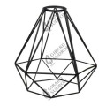 Girard sudron abat-jour cage métal h.21cm noir
