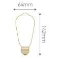 Girard sudron edison filament led 6w e27 2100k 390lm dim. amb ra>90