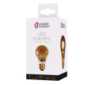 Girard sudron standard a60 filament led torsadée 3w e27 100lm dim. smoky