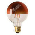 Girard sudron globe d95 filament led "calotte bronze" 8w e27 2700k 950lm dim.
