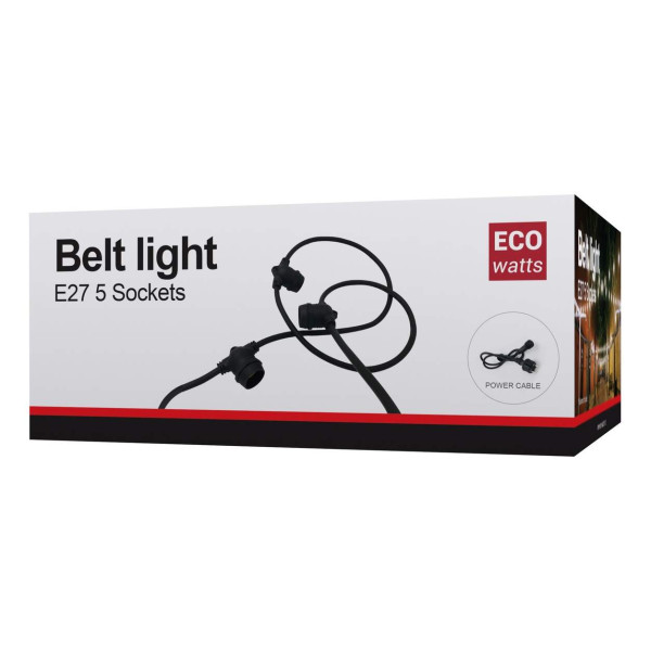 Girard sudron guirlande lumineuse exterieure 5m pour 7 lampes culot e27