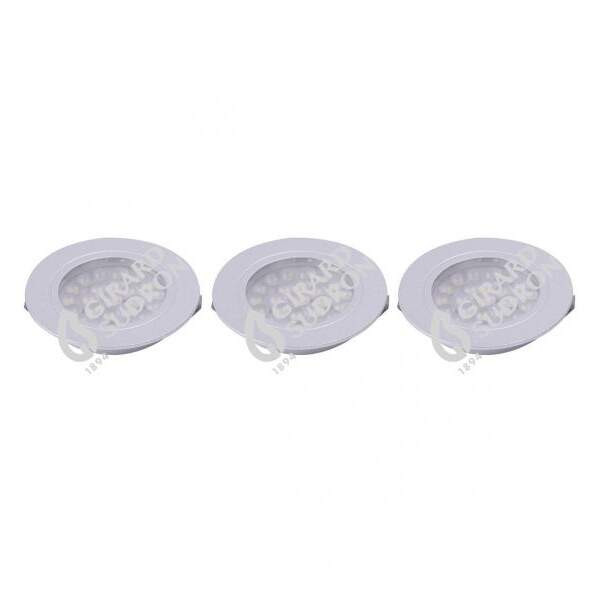 Enir kit spots led 3x1,6w 4500k 12v conv+fich