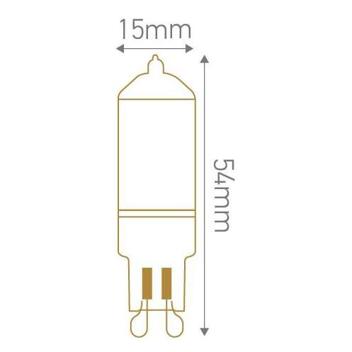 Girard sudron ecowatts blister lot de 2 pépites led g9 3w 2700k 350lm