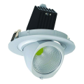 Girard sudron simba - spot encastré orientable led Ø205x147 enc.Ø190 45w 4000k 3700lm 36° blanc