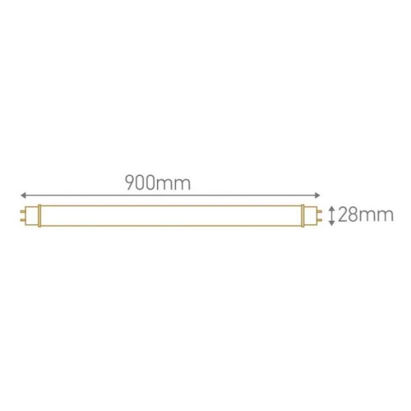 Girard sudron ecowatts - tube led t8 g13 90cm 14w 4000k 1200lm 3125461673703