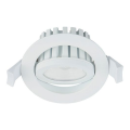 Girard sudron cavell - spot encastré inclinable led ip 65 Ø86 x 75 enc.Ø75 10w 4000k 900lm 45° blanc