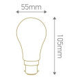 Girard sudron standard a55 led 330° 7w b22 2700k 550lm dim.