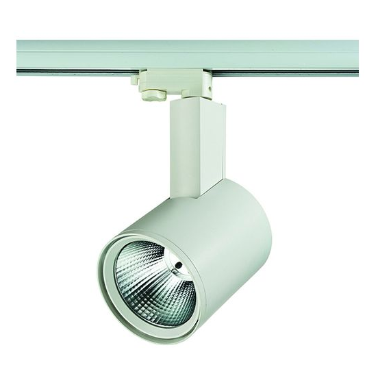 Girard sudron mimas - projecteur sur rail led Ø130x284 42w 3000k 3600lm 36° blanc