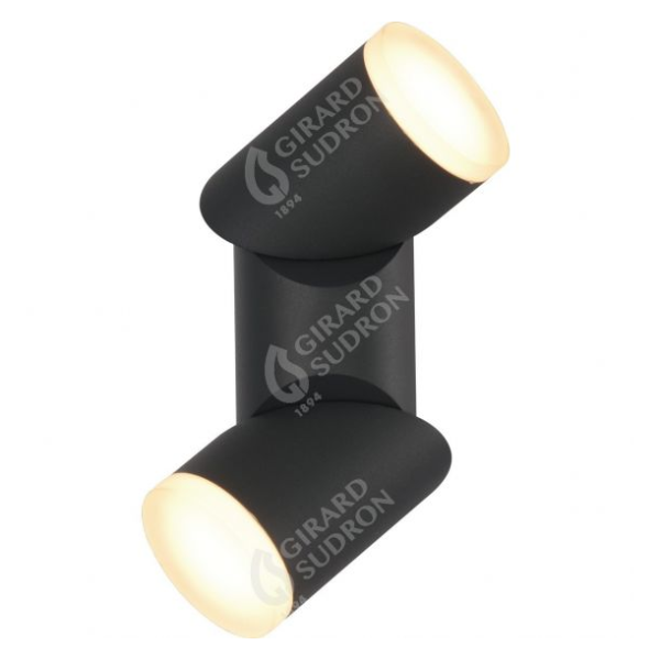 Elypte  eclairage rsidentiel 12,5w 3000k 700lm 65x94x220mm cli ip54 rond anthrac