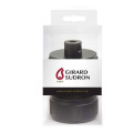 Girard sudron douille micro filetée e27 acier noir métallisé