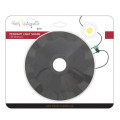 Girard sudron abat-jour métallique noir Ø 187 mm avec anneau de fixation en caoutchouc 