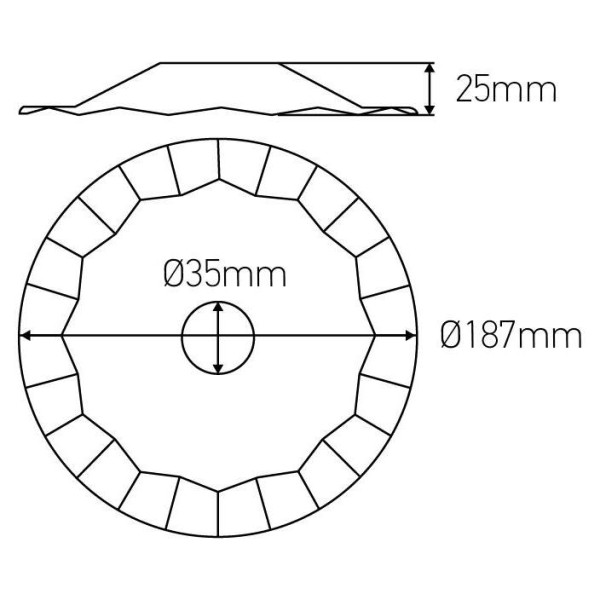 Girard sudron abat-jour métallique blanc Ø 187 mm avec anneau de fixation en caoutchouc