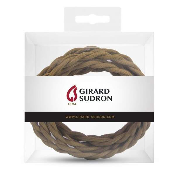 Girard sudron cable torsadé viel or