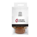 Girard sudron douil.e27 filetée acier cuivré montée avec terre blister + arrêt câble