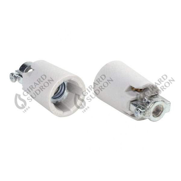 Girard sudron douille e14 porcelaine av.etrier visse