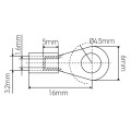 Girard sudron cosse a oeillet pvc r.d.1.6 d.int.co.4.3