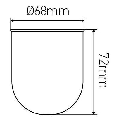 Pav. tronconique polypropylene noir
