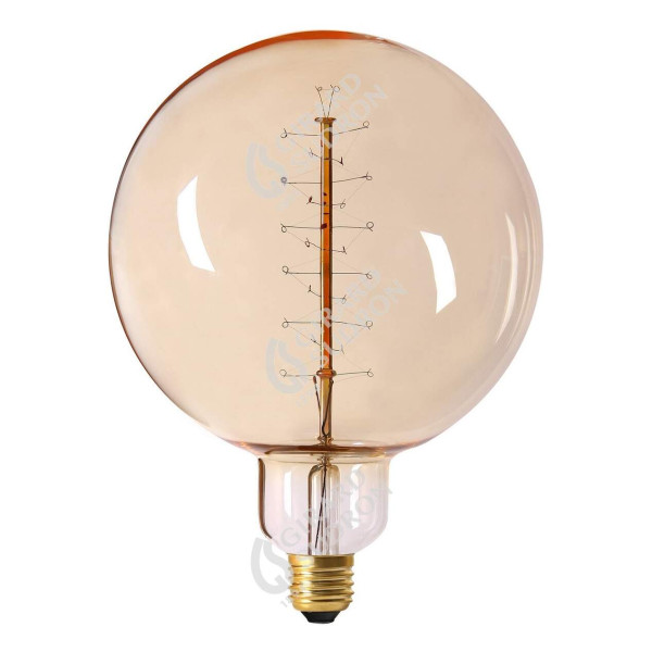 Girard sudron globe g200 filament me?tallique spirale? 24w e27 2000k ambre