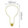 Girard sudron lampe poire r180 filament me?tallique spirale? 24w e27 2000k ambre