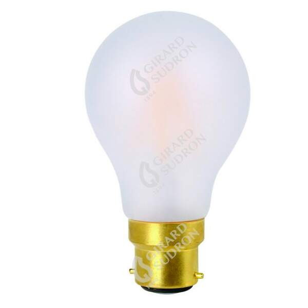 Girard sudron standard a60 led filament 8w b22 2700k 780lm dim. mat.