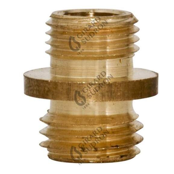 Girard sudron raccord a portee dble male 10x1 laiton