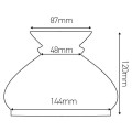 Girard sudron abat-jour vesta triplex opale 144mm