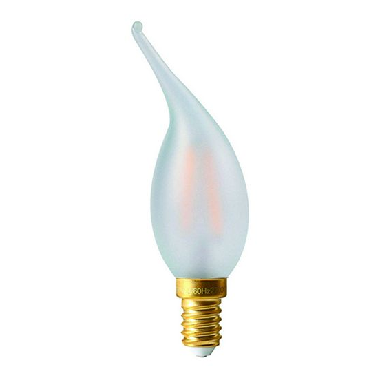 Girard sudron candle cv4 led filament 2w e14 2700k 210lm sat.