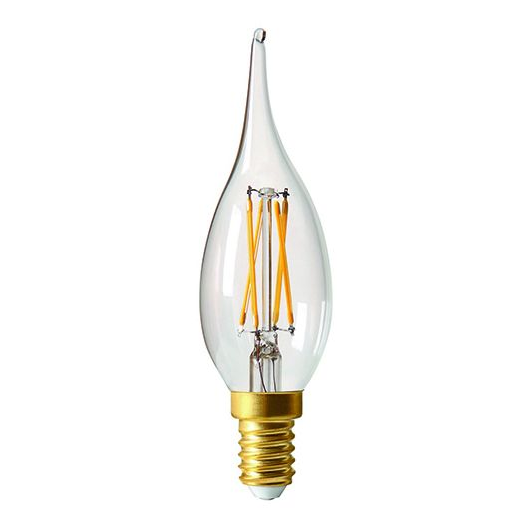 Girard sudron candle gs4 filament led 5w e12 2700k 520lm dim. cl.
