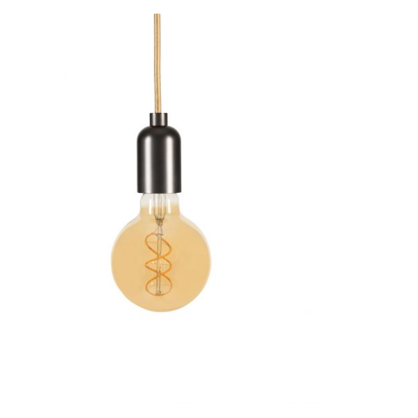 Girard sudron globe filament led torsadée ambrée 4w dim g95
