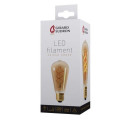 Girard sudron edison filament led torsadée ambrée 4w dim