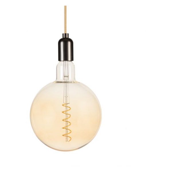 Girard sudron big bulbs led filament spiral globe g200 torsadée dimmable 6w 300lm 2000k switch ic dim