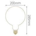 Girard sudron big bulbs led filament spiral globe g200 torsadée dimmable 6w 300lm 2000k switch ic dim