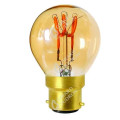 Girard sudron sphérique g45 filament led torsadée 3w b22 100lm dim. ambre