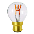 Girard sudron sphérique g45 filament led torsadée 3w b22 120lm dim. cl.