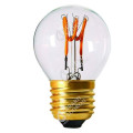 Girard sudron sphérique g45 filament led torsadée 3w e26 120lm dim. cl.
