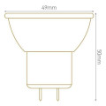 Girard sudron ecowatts - lot de 3 spots mr16 gu5,3 4,5w 3000k 36° - nacré effet dichroique
