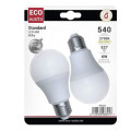 Ampoule Led Ecowatts Girard Sudron (2 PIÈCES) - E27 - 6W - 270° - 2700K - 540lm